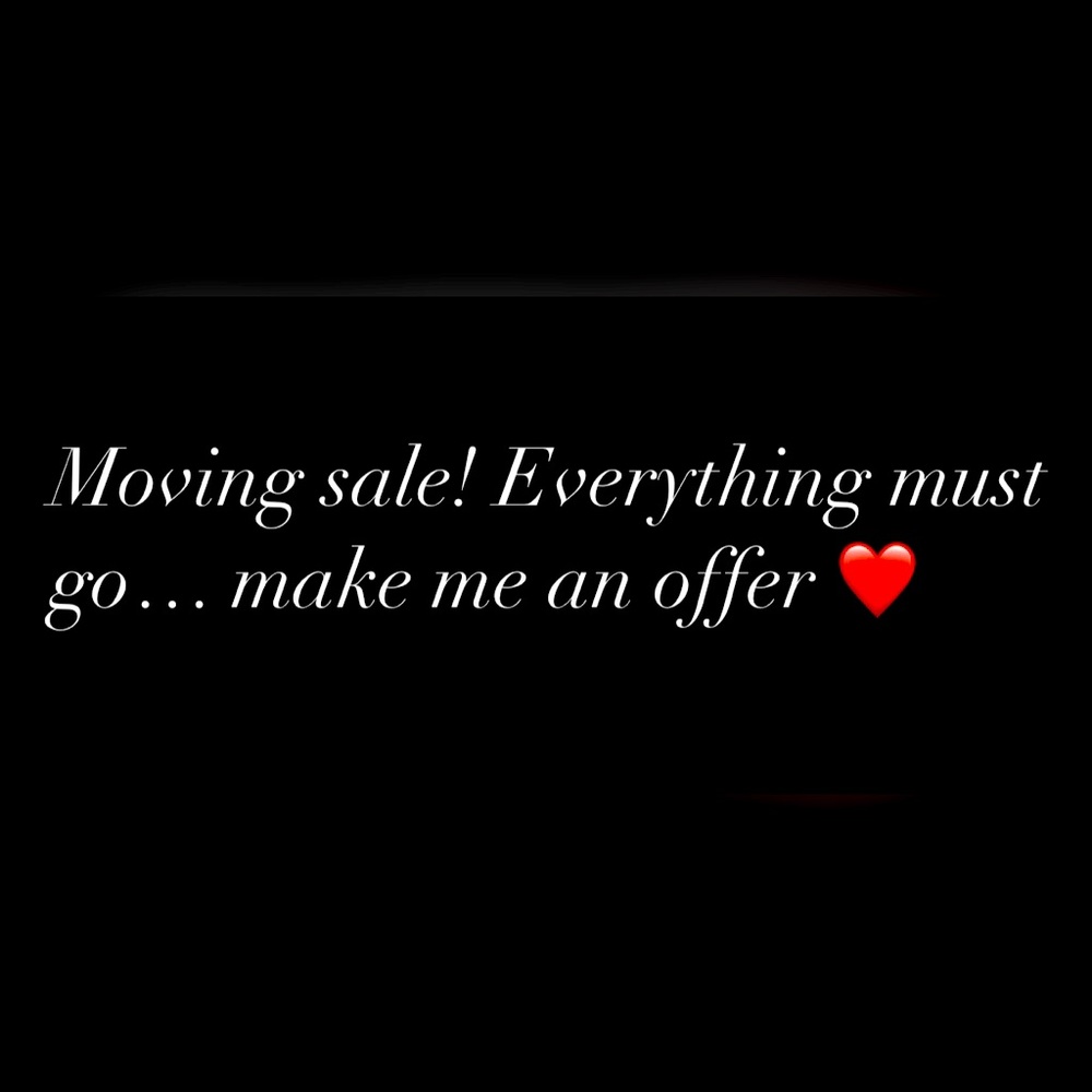 All my items are either new or gently used.
